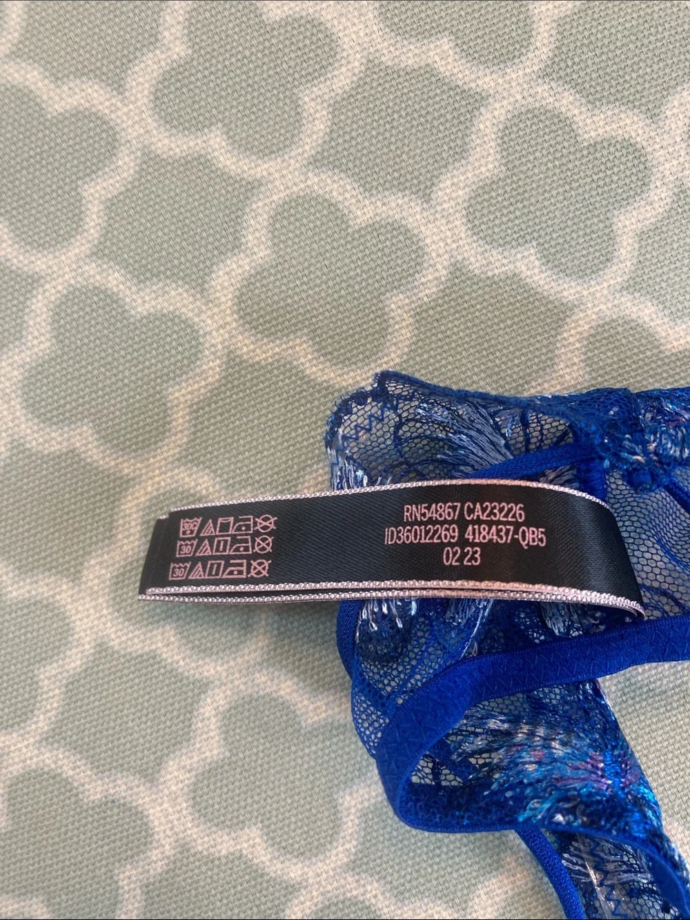 Victoria’s Secret Very Sexy Strappy Butterfly Embroidered Cheeky XL